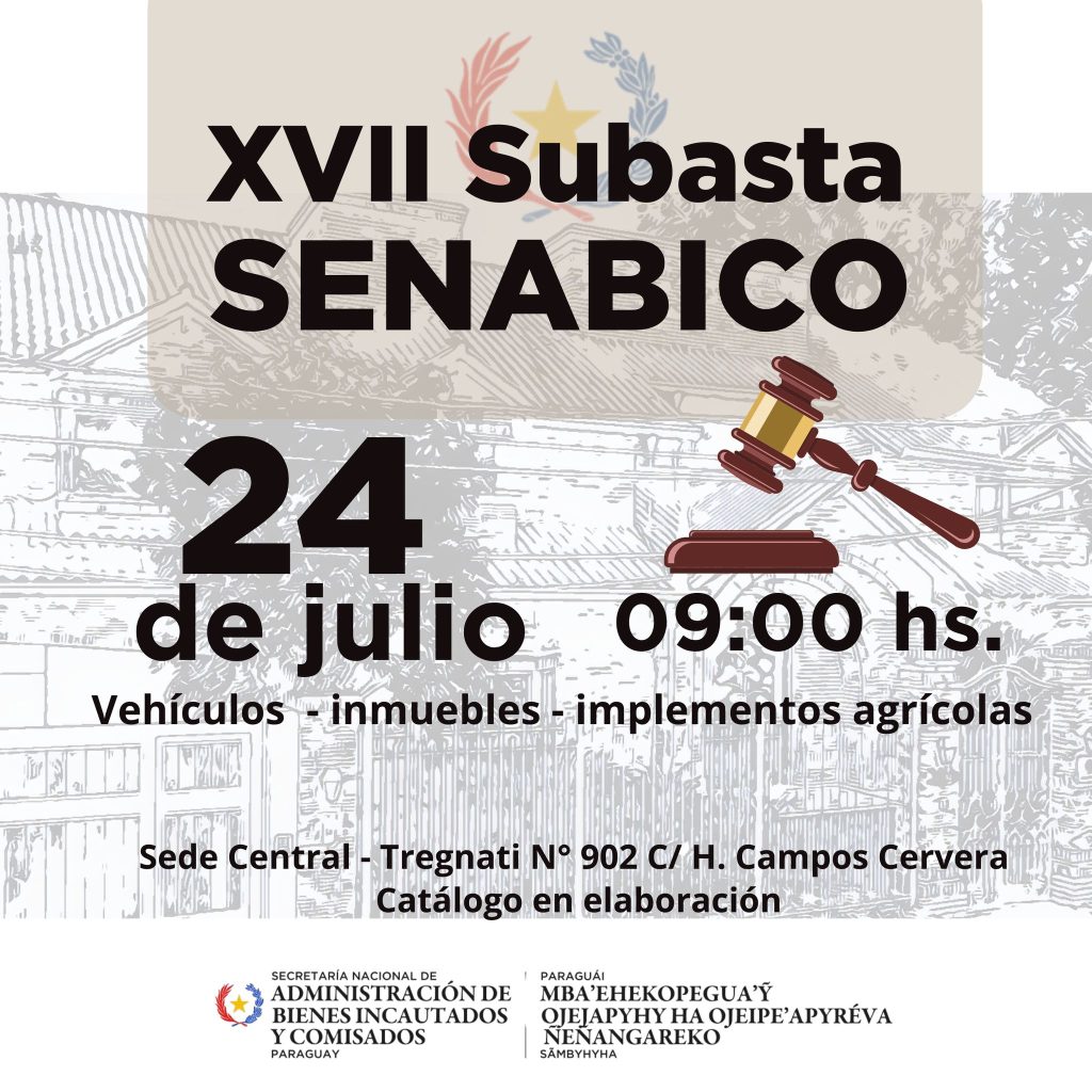 XVIII Subasta SENABICO |